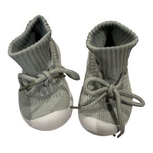Source Unknown Kids‎ Knit Boots - Gray and White
